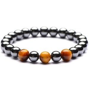 Magnetic Hematite Bracelet,Gemstone bracelet,Tiger Eye Beads Bracelet